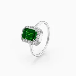 Silver Iris Verdant Ring (Size 12)