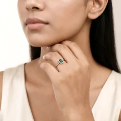 Silver Iris Verdant Ring (Size 12)