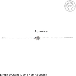 Silver Jai Shree Ram Bracelet Rakhi