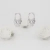 Silver Jingle Hoop Earrings