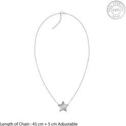 Silver Joy Star Necklace