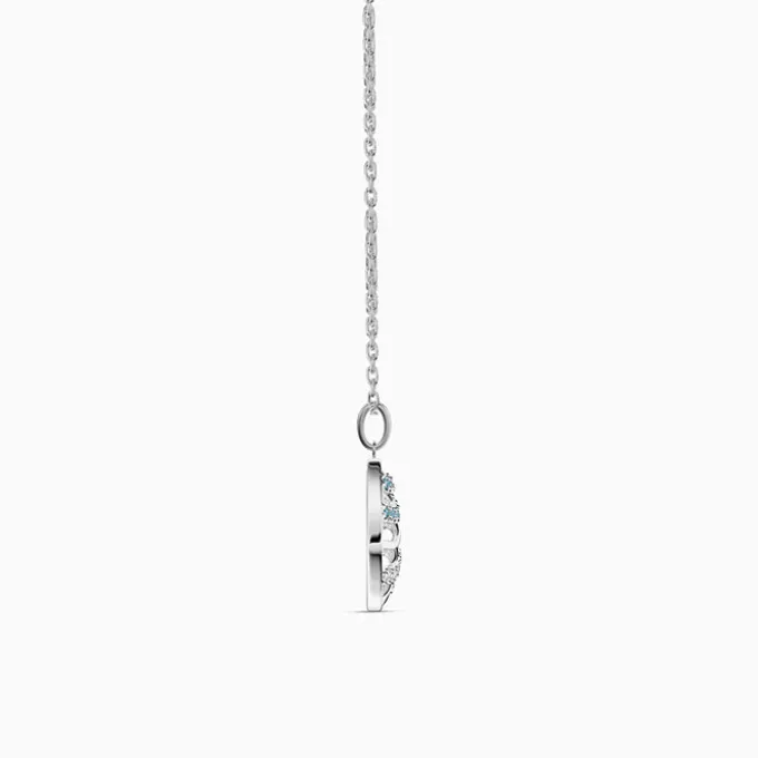 Silver Kaia Althea Pendant with Link Chain