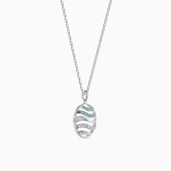 Silver Kaia Althea Pendant with Link Chain