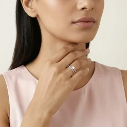 Silver Kate Pearl Ring