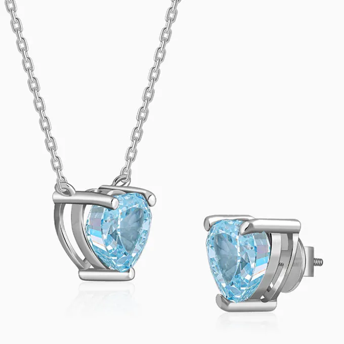 Silver Kiss Me Set