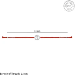 Silver Lambodara Rakhi