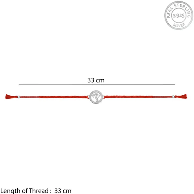 Silver Lambodara Rakhi