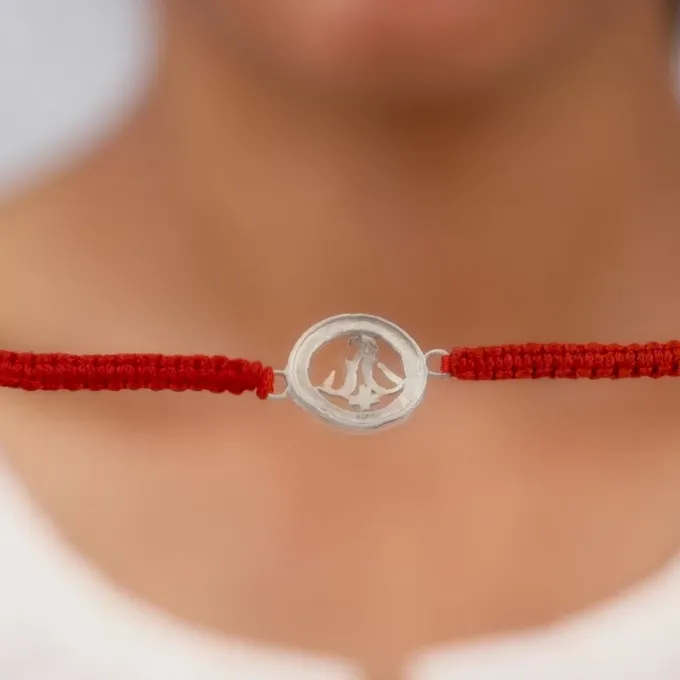 Silver Lambodara Rakhi