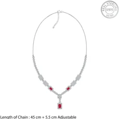 Silver Lancaster Crest Necklace
