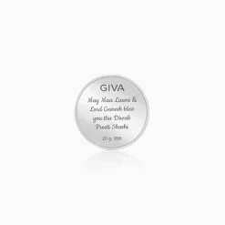 Silver Laxmi & Ganpati Coin - (20g)