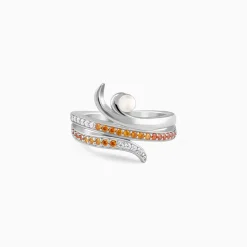 Silver Layered Gaia Ring