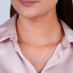 Silver Leaf Necklace