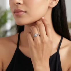Silver Lean On Ring