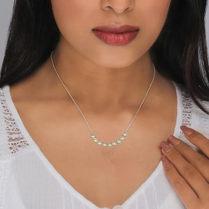 Silver Like Daffodils Necklace