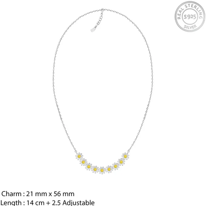 Silver Like Daffodils Necklace