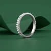 Silver Linear Elegance Ring (Size 12)