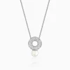 Silver Lizzie Pearl Necklace