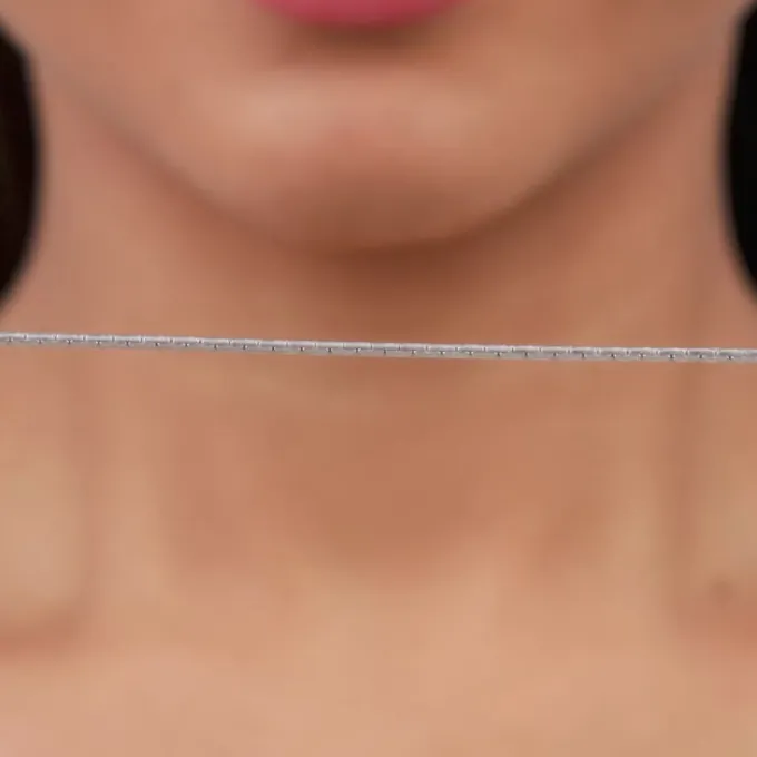 Silver Long and Short Chain
