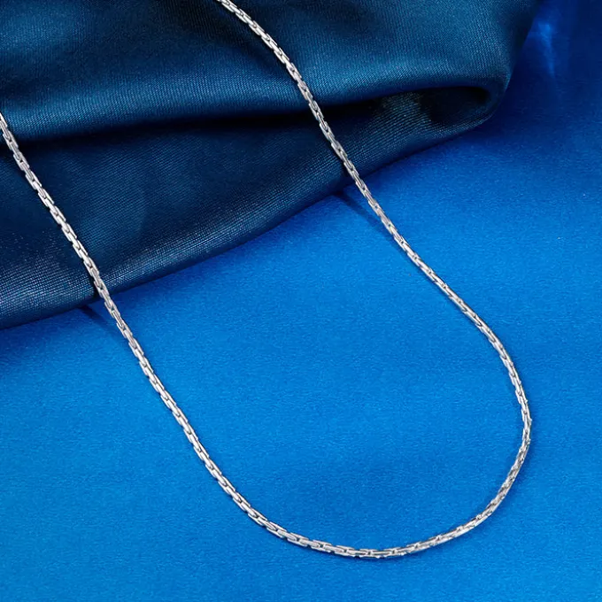 Silver Long and Short Chain