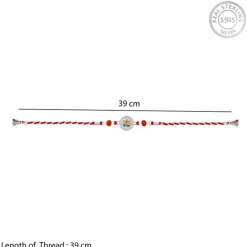 Silver Lord Ganapathi Rakhi