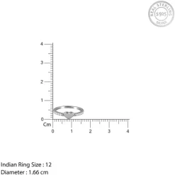 Silver Love-coded Ring