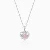 Silver Lovelight Pendant With Link Chain
