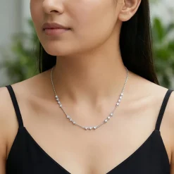 Silver Lovely You Necklace