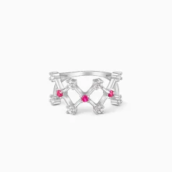 Silver Lover's Window Ring