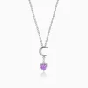 Silver Lunar Promise Necklace