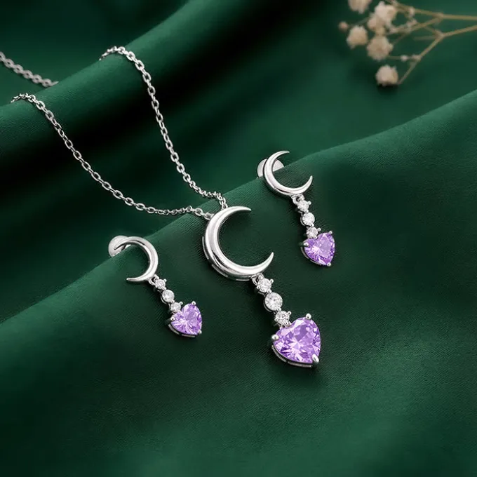 Silver Lunar Promise Set