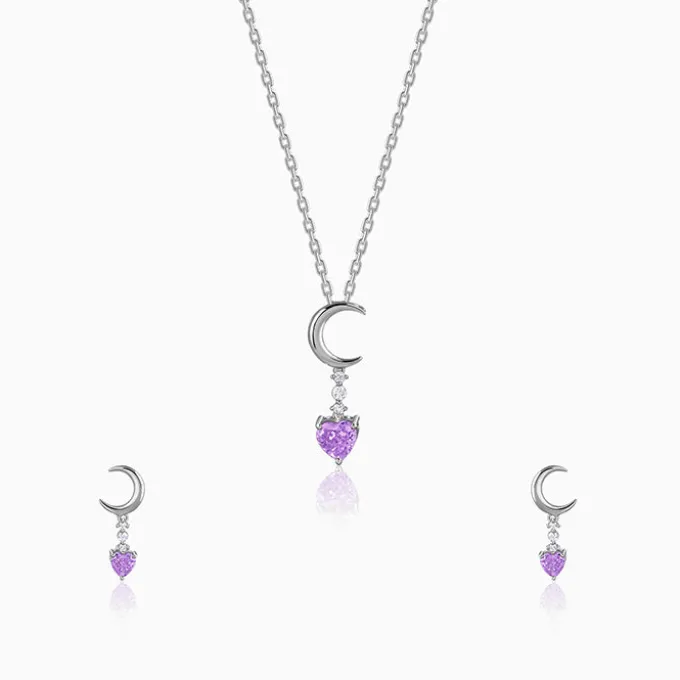 Silver Lunar Promise Set