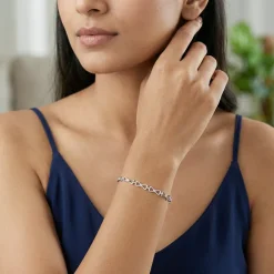 Silver Lunara Knot Bracelet