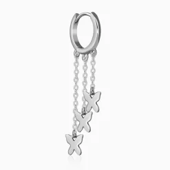 Silver Lunexa Wing Dangler Earrings