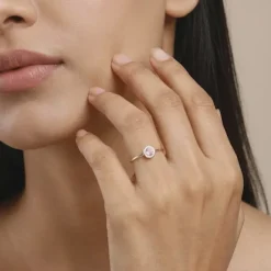 Silver Lustre Hue Ring