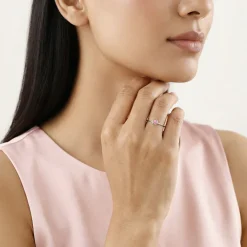 Silver Lustre Hue Ring