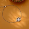 Silver Mandala Bracelet Rakhi