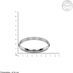 Silver Manmeet Kada For Him (Size 6.9)