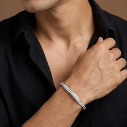Silver Manmeet Kada For Him (Size 6.9)