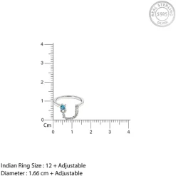 Silver Medea Ring (Size 12)