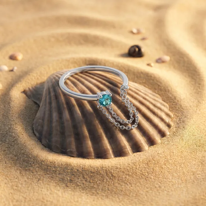 Silver Medea Ring (Size 12)