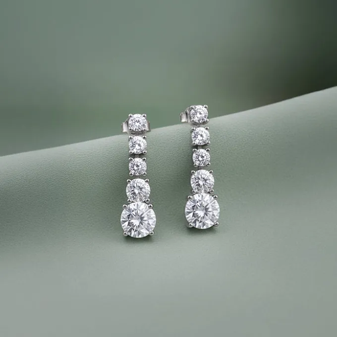Silver Medici Earrings