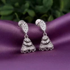 Silver Meher Jhumki
