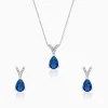 Silver Midnight Blue Set