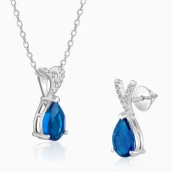 Silver Midnight Blue Set