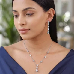 Silver Midnight Rain Set