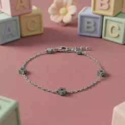 Silver Mini Meadow Kids Bracelet (0 - 2 Years)