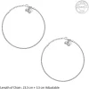 Silver Minimal Shine Anklet