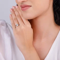 Silver Mists of Love Ring