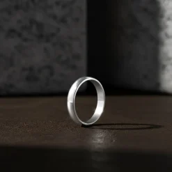 Silver Modern Grace Ring For Him