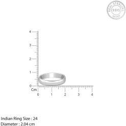 Silver Modern Grace Ring For Him